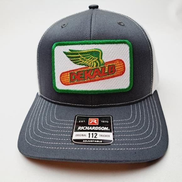 Dekalb Richardson 112 Trucker Cap Hat Mesh Snapback Textured Patch Farmer Pride